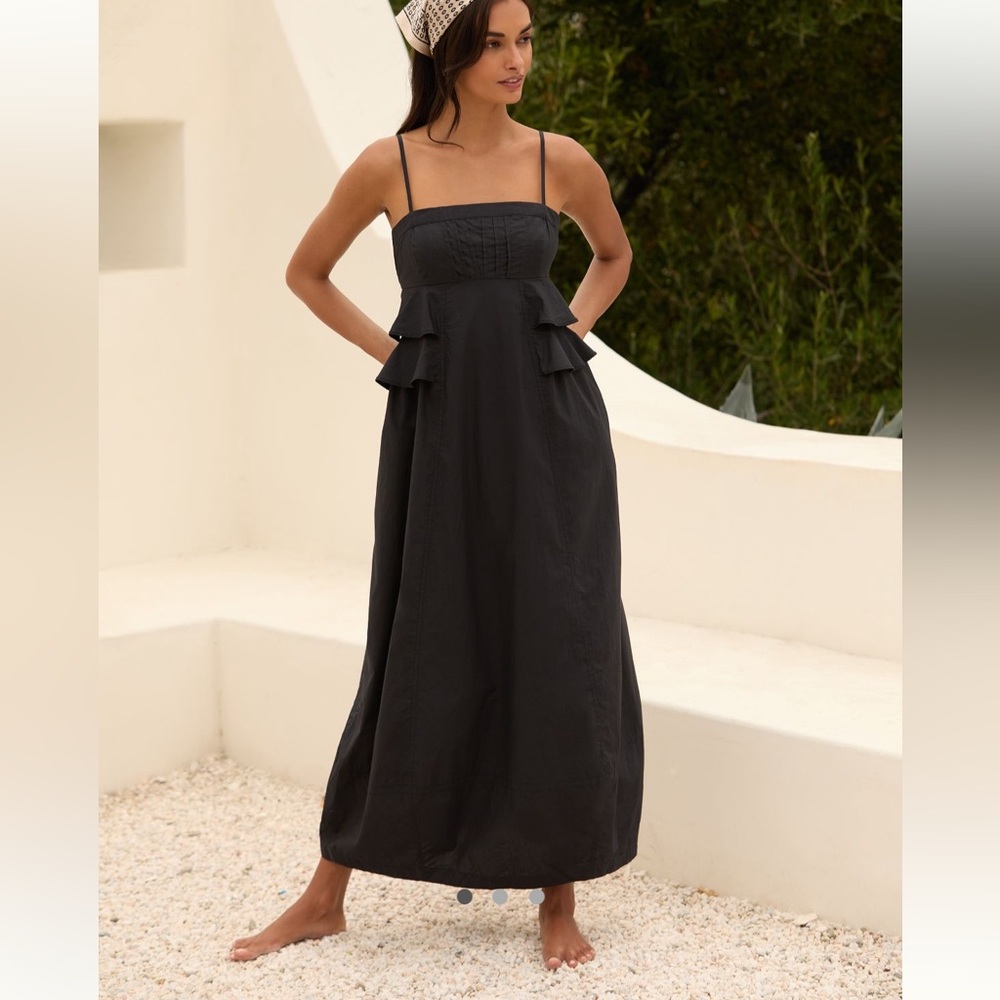 NWT Anthro Babydoll Midi Dress